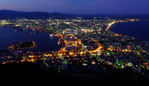 從函館山眺望的夜景